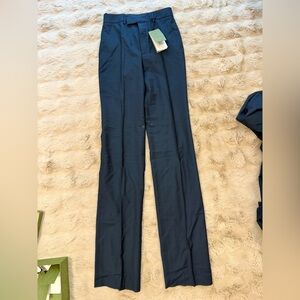 Gucci Women Dark Blue Dress Pants size 36 brand new